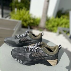 Nike Black and Olive Athletic Shoes